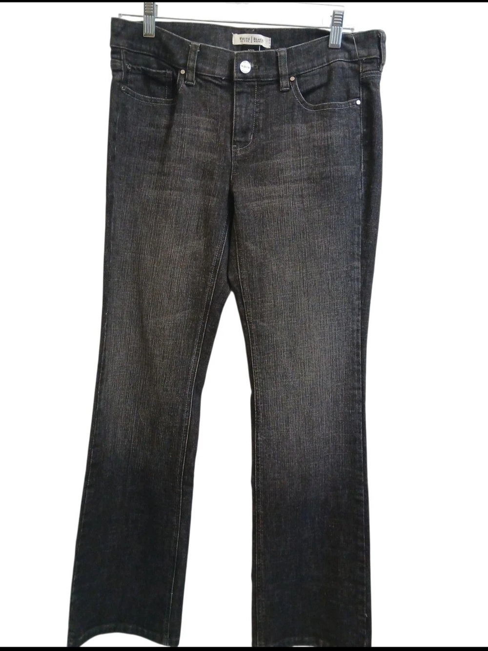 White House Black Market Noir 6R Women’s Black Boot Cut Jeans